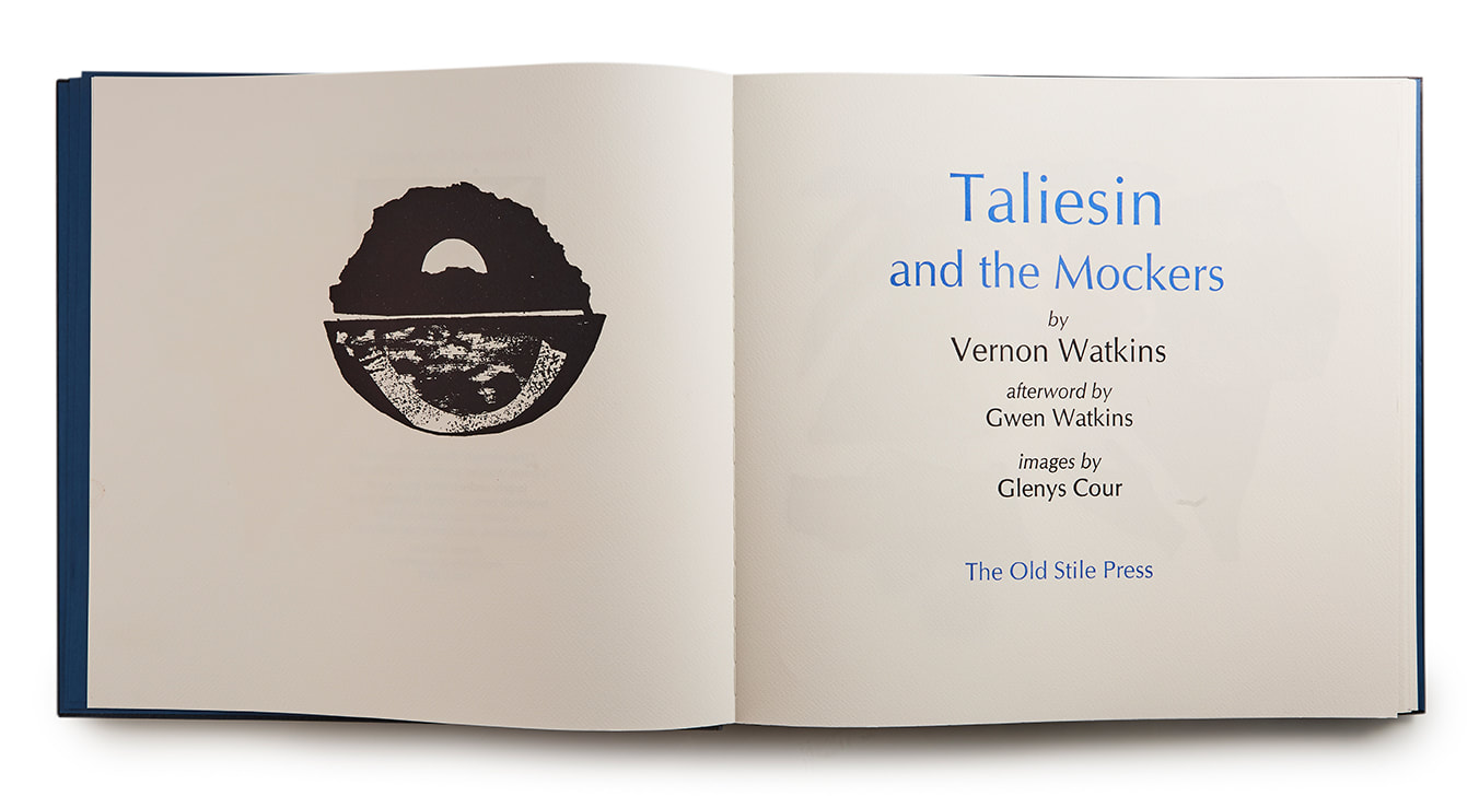 Titelpagina Taliesin and the Mockers - Vernon Watkins - Illustraties: Glenys Cour